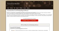 Desktop Screenshot of excelestimator.com